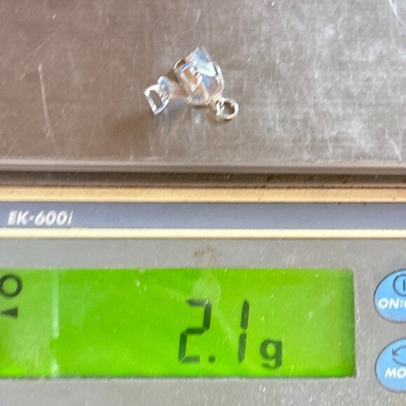 VTG Solid Sterling Silver 925 Saddle Dangle Charm Size 0.75" Length - Picture 10 of 10